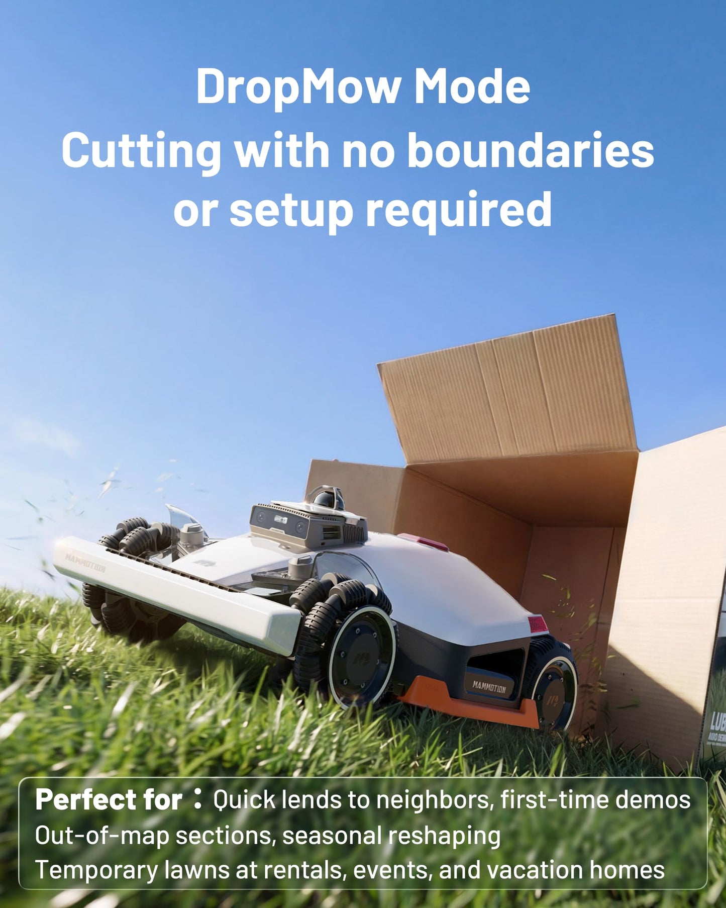 MAMMOTION LUBA 3 AWD 3000 Robotic Lawnmower without Boundary