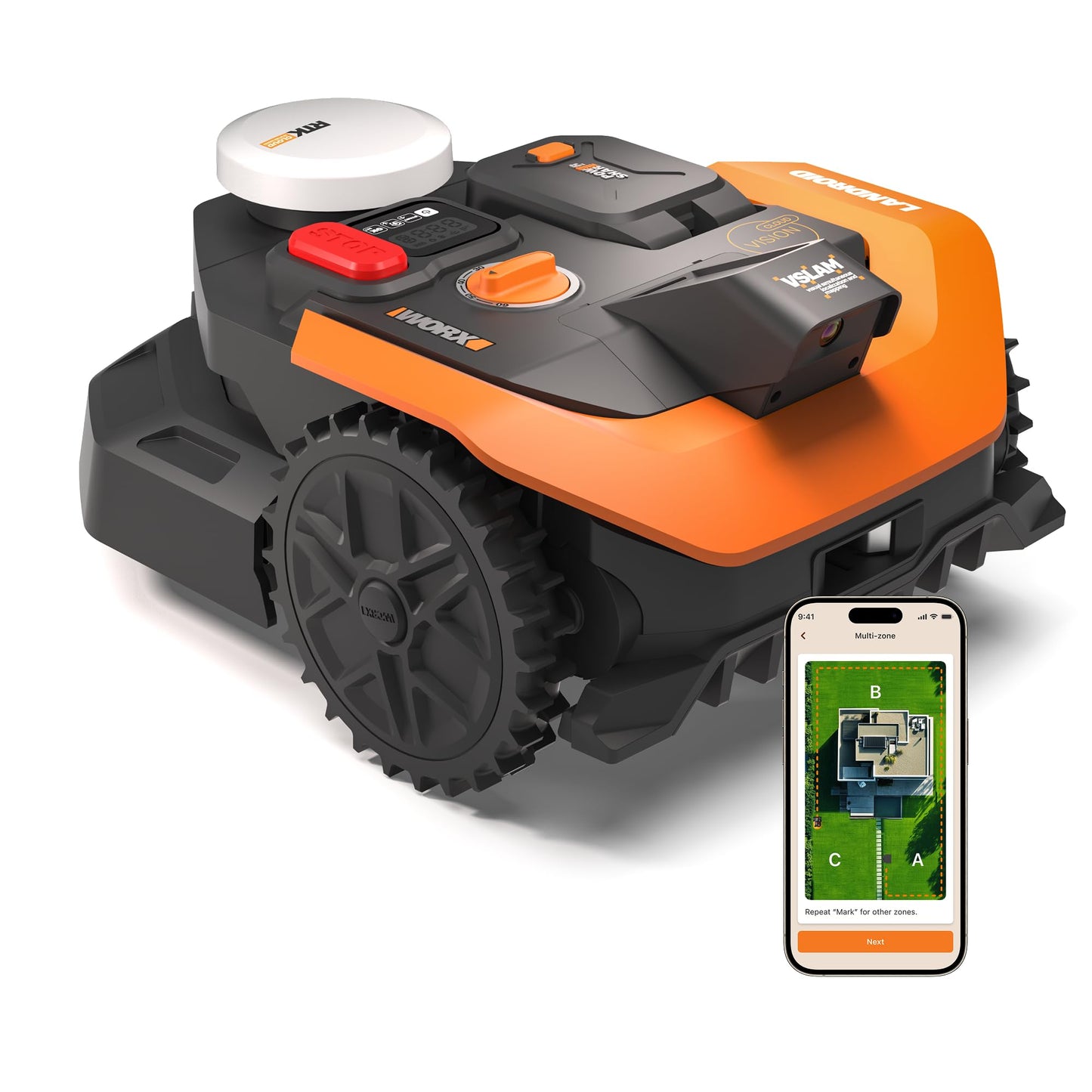 WORX Landroid Vision Cloud WR303E 2WD Robotic Lawn Mower