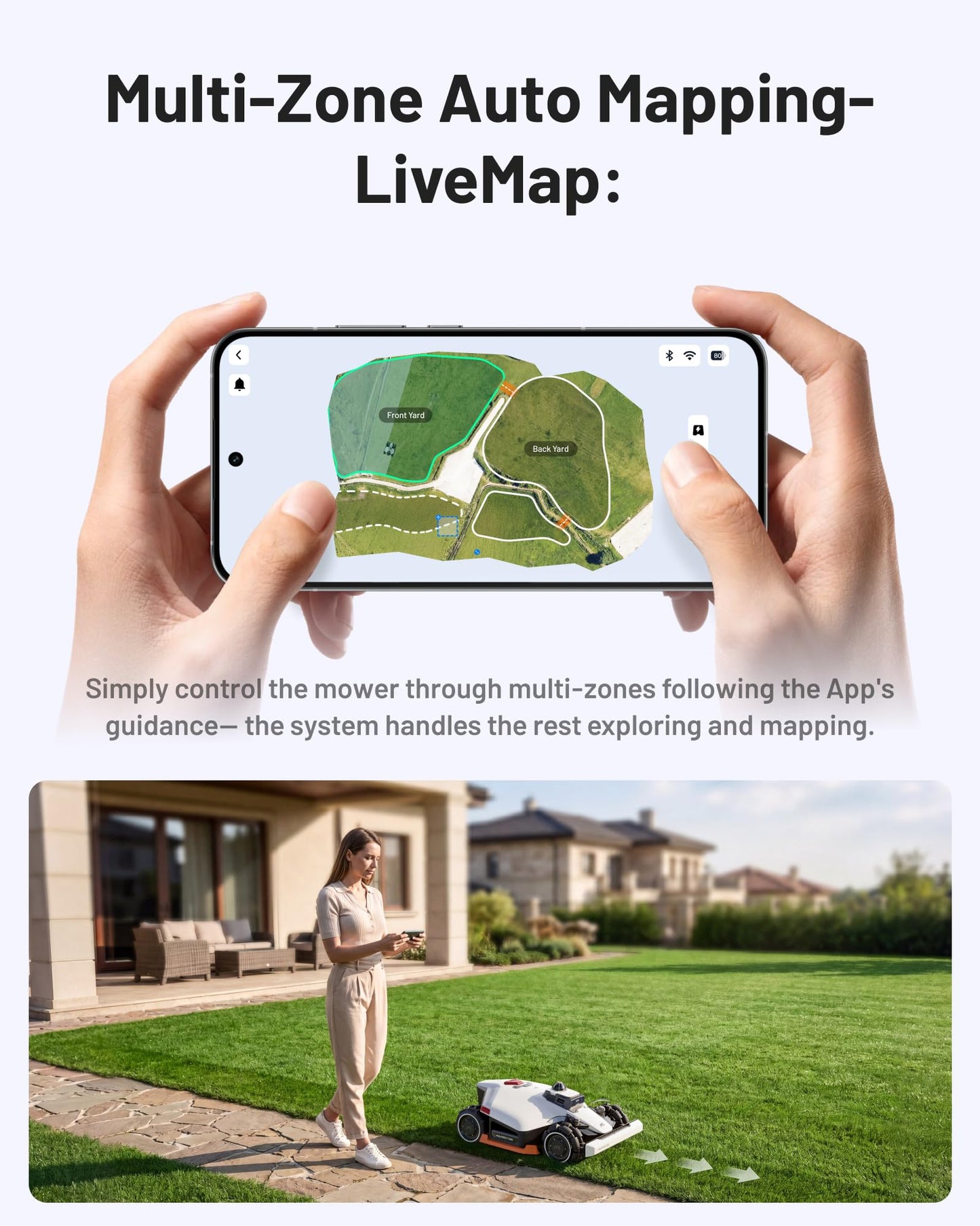 MAMMOTION LUBA 3 AWD 3000 Robotic Lawnmower without Boundary
