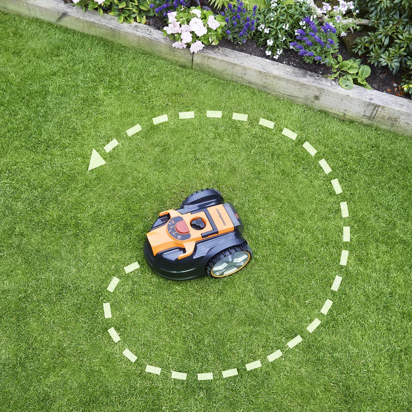 LawnMaster OcuMow 16 Vision Robot Lawnmower with Battery & Charger, 150m2