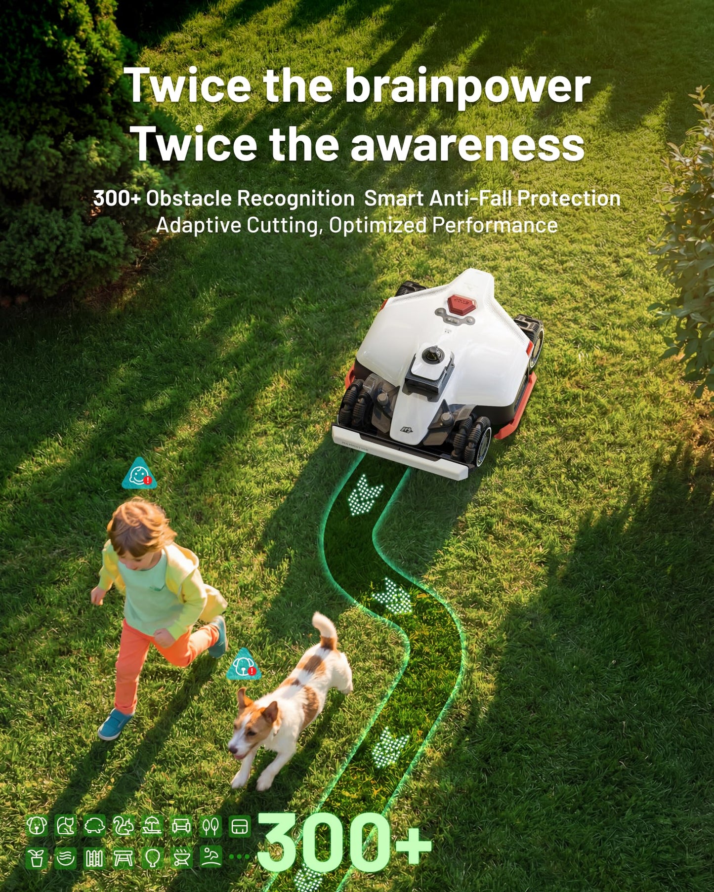 MAMMOTION LUBA 3 AWD 3000 Robotic Lawnmower without Boundary