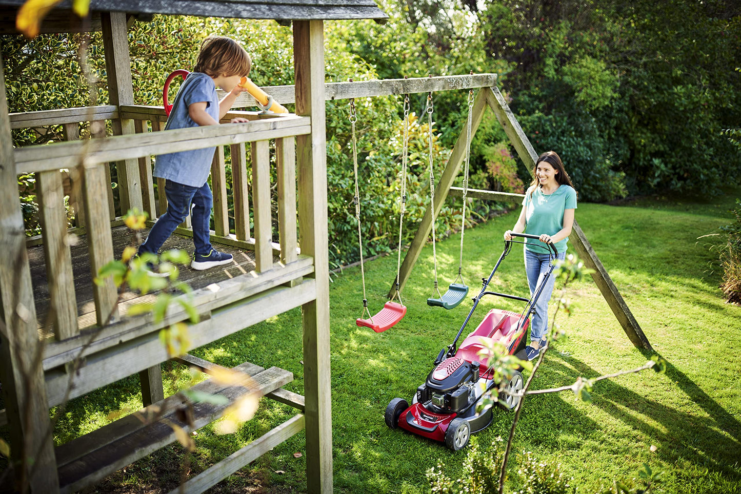 Mountfield Petrol Lawnmower SP53, 166 cc, 51 cm – Self-Propelled, Mulching – Lawns up to 1,800 sqm